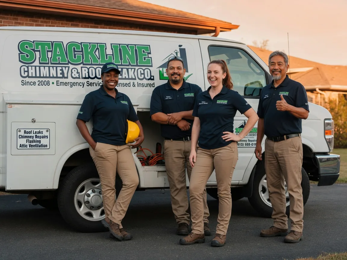 Chimney flashing repair company in Woodville, OH